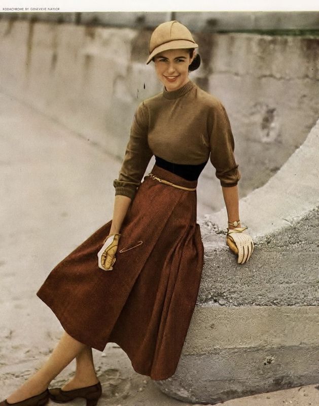 fall skirts 50s